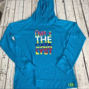 Under Armour Waffle Hoodie I am the Catalyst Lg B8